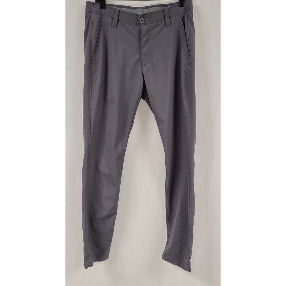 Under Armour Golf Pants Flex Stretch Gray Men's Size 32×32 EUC